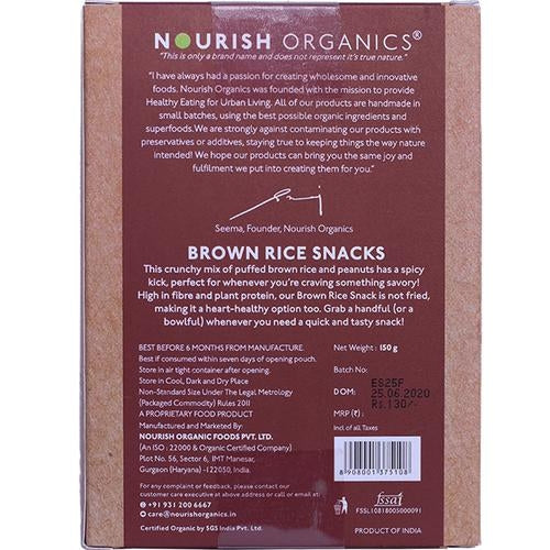 Nourish Organics Brown Rice Snacks