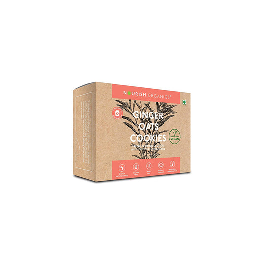 Nourish Organics Ginger Oat Cookies